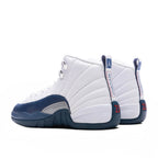 Air Jordan 12 Retro 'French Blue' (GS) - White/French Blue/Metallic Silver