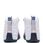 Air Jordan 12 Retro 'French Blue' (GS) - White/French Blue/Metallic Silver