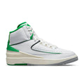 Air Jordan 2 Retro (GS) - White/Lucky Green/Sail