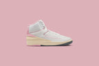 Women's Air Jordan 2 Retro 'Soft Pink' - Summit White/Gym Red/Medium Soft Pink