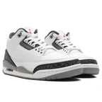 Air Jordan 3 Retro 'Grey Cement' - Summit White/Fire Red/Cement Grey