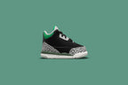 Air Jordan 3 Retro (TD) "Pine Green" - Black/Pine Green/Silver