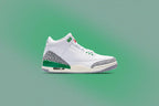 Women's Air Jordan 3 Retro - White/Varsity Red/Lucky Green
