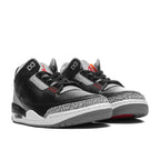 Air Jordan 3 Retro (GS) 'Black Cement' - Black/Fire Red/Cement Grey/Summit White