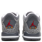 Air Jordan 3 Retro (GS) "Cool Grey" - Silver/Sport Red