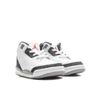 Air Jordan 3 Retro (TD) - Summit White/Fire Red/Cement Grey