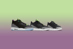 Air Jordan 3 Retro SE (TD) 'Electric Green' - Black/Violet Shock