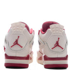 Women's Air Jordan 4 Retro 'Valentine's Day' - Pale Ivory/Sierra Red/Tough Red