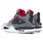 Air Jordan 4 Retro 'Infrared' (GS) - Dark Grey/Infrared 23/Black Cement Grey