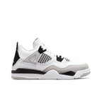 Air Jordan 4 Retro (PS) - White/Black/Neutral Grey