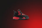 Air Jordan 4 Retro (TD) "Red Thunder" - Black/Red