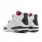 Air Jordan 4 Retro OG 'Flight Club' (GS) - Sail/Black/University Red