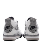 Air Jordan 4 Retro OG 'White Cement' (GS) - Summit White/Fire Red/Cement Grey/Black