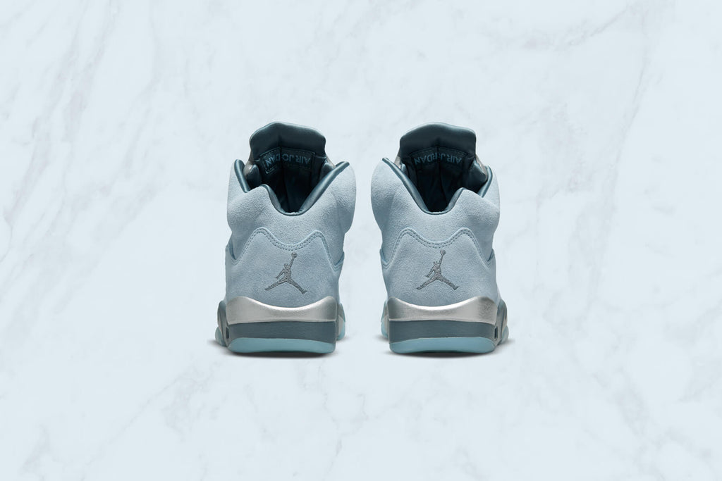 Women's Air Jordan 5 Retro "Bluebird"- Ice/Blue Graphite
