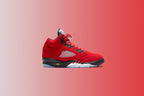 Air Jordan 5 Retro (GS) "Raging Bull" - Varsity Red/Black