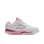 Air Jordan 5 Low Desert Berry (PS) - White/Coral Chalk/Desert Berry