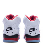Air Jordan 5 Retro OG Fire Red 'Black Tongue' (GS) - White/Fire Red/Black