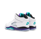 Air Jordan 5 Retro OG 'Grape' (TD) - White/New Emerald/Grape