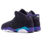 Air Jordan 6 Retro (PS) 'Aqua' - Black/Bright Concord/Aquatone