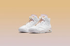 Women's Air Jordan 6 Retro 'Gold Hoops' - White/Metallic Gold