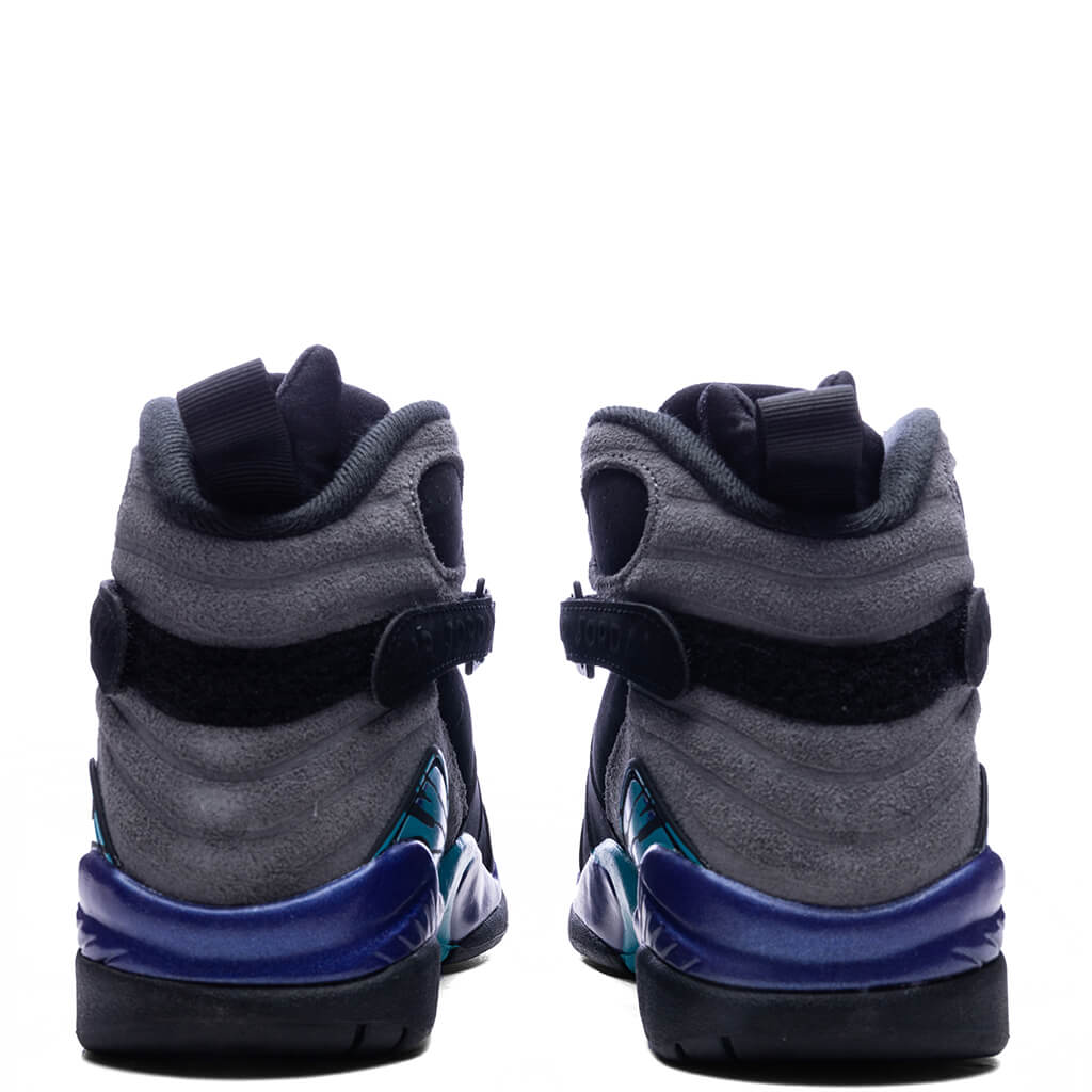 Air Jordan 8 Retro 'Aqua' (GS) - Black/Multi Color