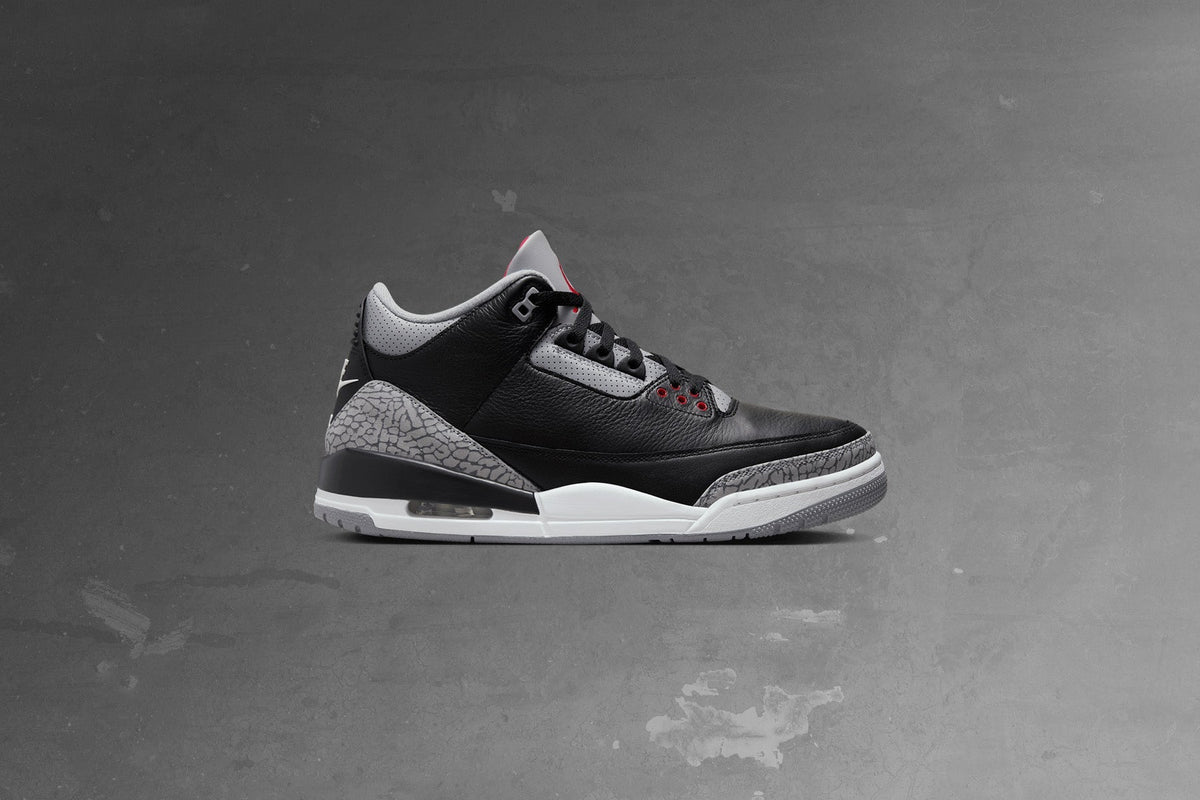 Air Jordan 3 Retro 'Black Cement' - Black/Fire Red/Cement Grey/Summit White