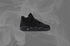 Air Jordan 4 Retro 'Black Cat' (GS) - Black/Light Graphite