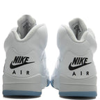 Air Jordan 5 Retro 'White Metallic' - White/Black/Metallic Silver