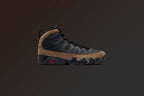 Air Jordan 9 Retro - Black/True Red/Light Olive