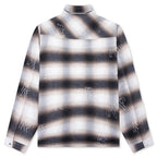 All Over Initial Flannel - Latte