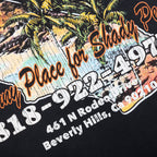 Amiri Sunny Place Oversized Tee - Black