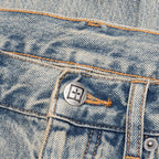 Anti K Stagelight Metalik Pants - Denim