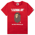 Kids Ape Head Tee - Red