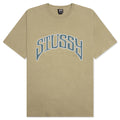 Arched Pigmented Dyed Tee - Elm