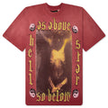 As Above So Below T-Shirt (Studs) - Red