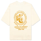 Association Herringbone Crew - White