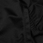 Athletic Mesh Zip Hood - Black