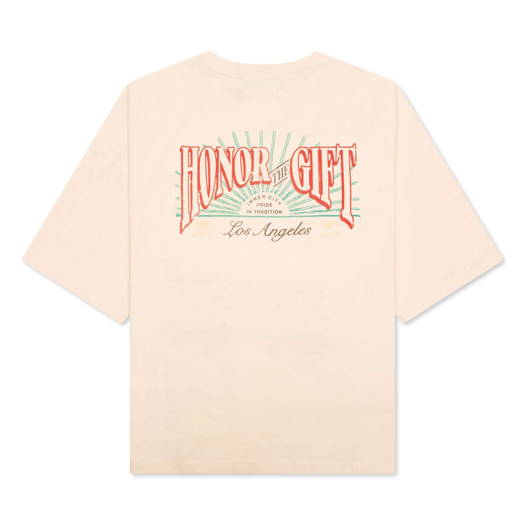 B-Summer HTG Cigar Label Short Sleeve Tee - Bone