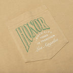 B-Summer HTG Cigar Label Short Sleeve Tee - Tan
