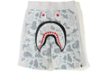 BAPE SHARK SHORTS WHITE