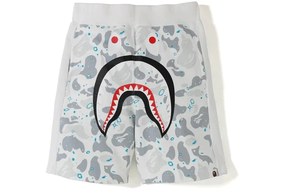 BAPE SHARK SHORTS WHITE
