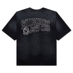 BB Faded Helmet S/S Crop Fit Knit - Black