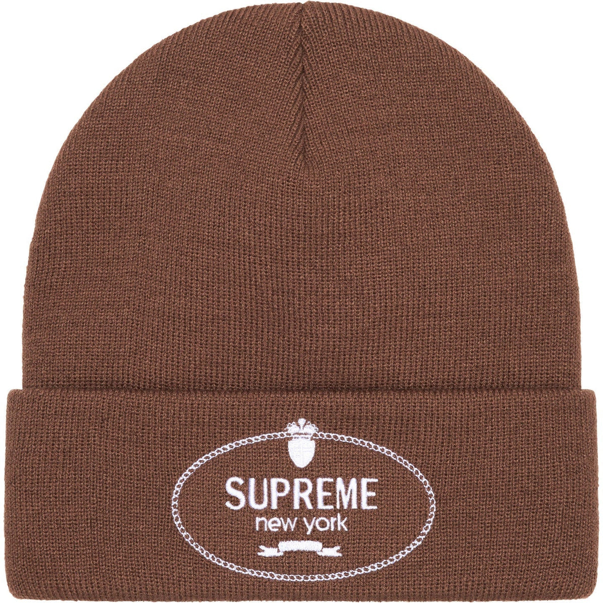 Supreme Embroidered Crest Beanie