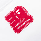 Bape 30th Anniversary Tee #1 M - White/Red