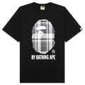 Bape Check by Bathing Ape Tee - Black
