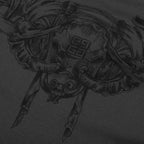 Baroque Print S/S T-Shirt - Charcoal