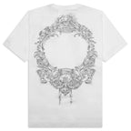Baroque Print S/S T-Shirt - White