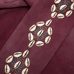 Barriers Cowrie Shell Hoodie - Maroon