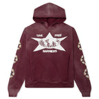 Barriers Cowrie Shell Hoodie - Maroon