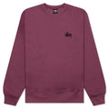 Basic Stussy Crew - Berry